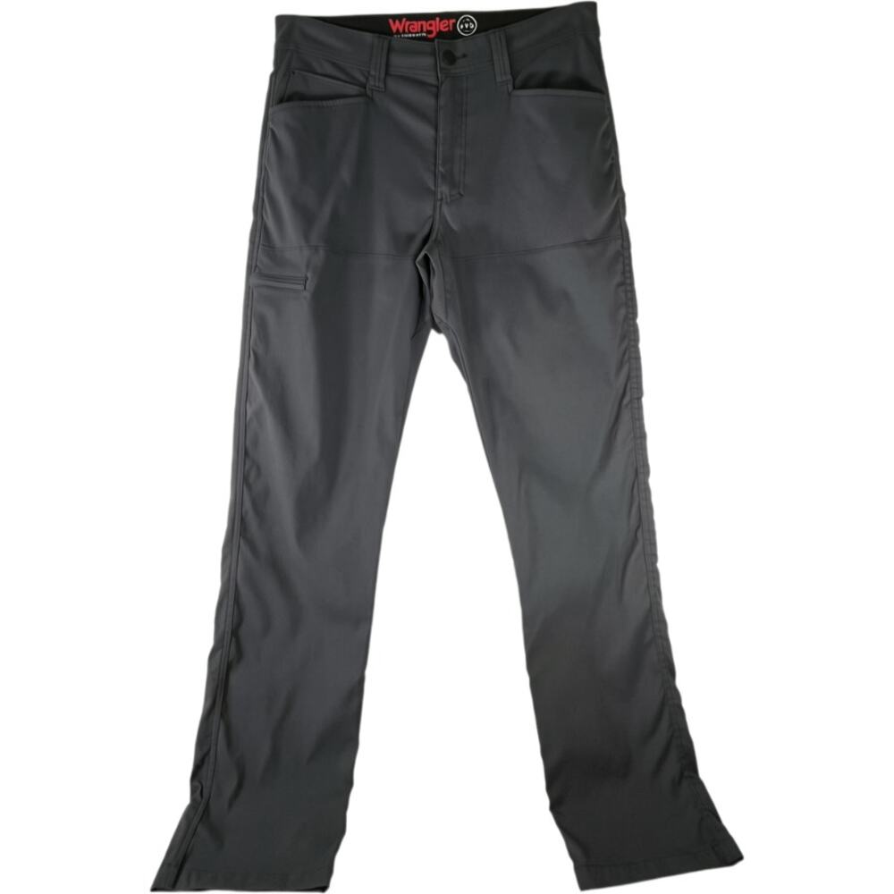 Wrangler Blue Flat Front Straight Leg Chino Casual Pants 32x32